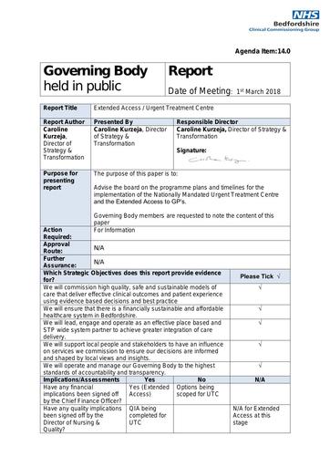 14.0 gb paper extended access urgent treatment