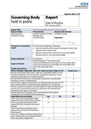 12.0 community services procurement