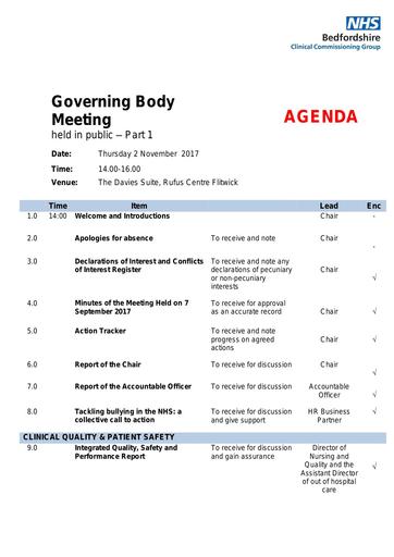 0 0 governing body agenda 2 nov 2017