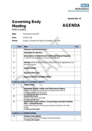 16 0 governing body agenda july 2017