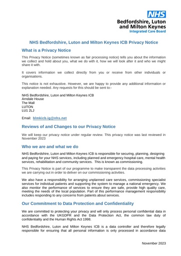 ICB Privacy Notice Nov 2023