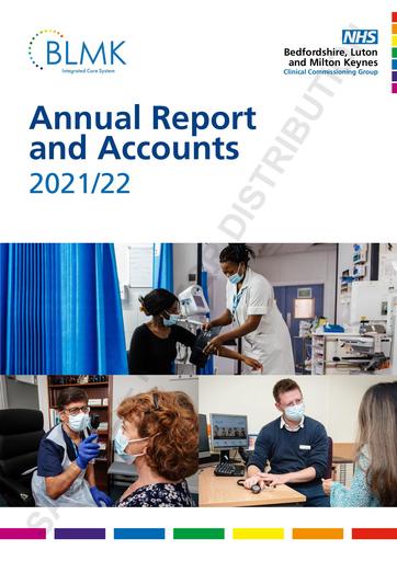 BLMK CCG Annual Report & Accounts 2021 22 for publication