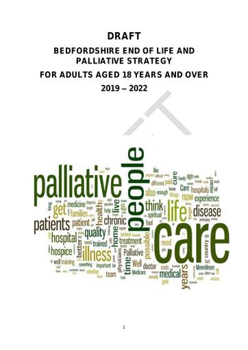 10.0b Bedfordshire end of life and palliative strategy