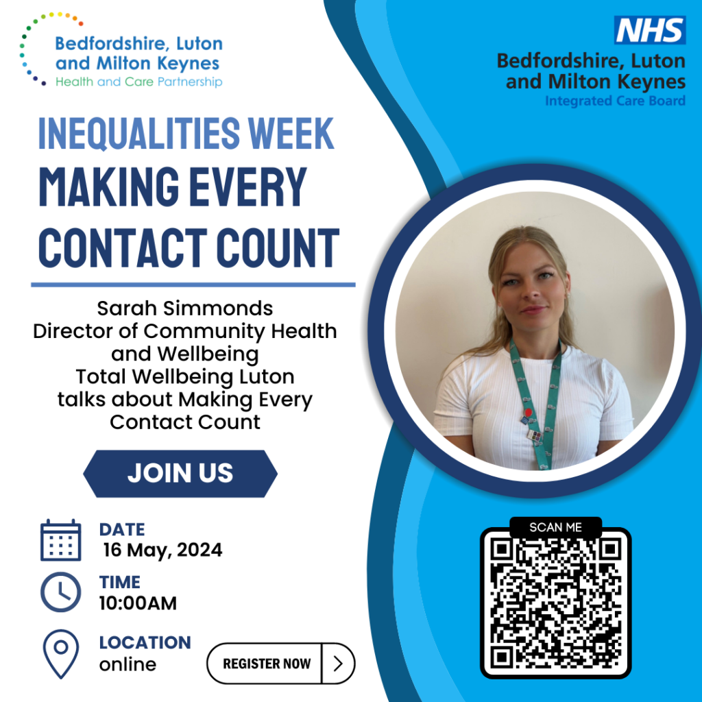 Inequalities Week - Making Every Contact Count